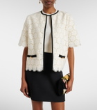 Valentino Embroidered cotton jacket