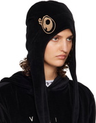 VeniceW Black Flying Beanie