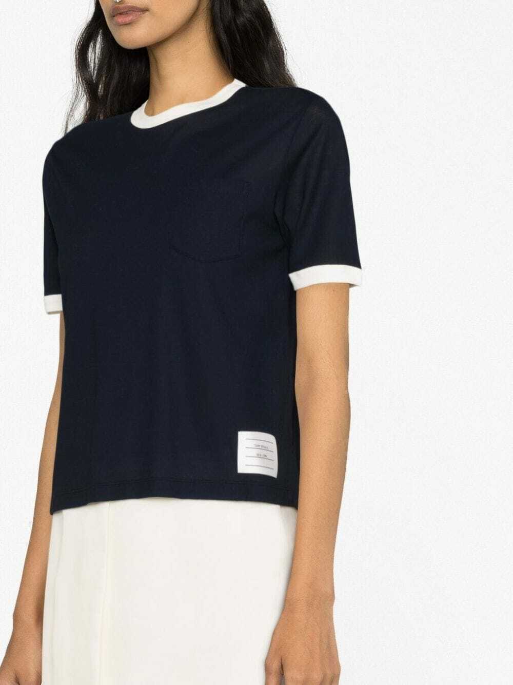 thom browne tie shirt