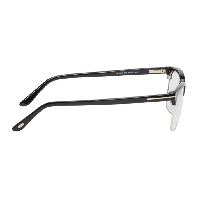 Tom Ford Black and Silver TF-5504 Glasses