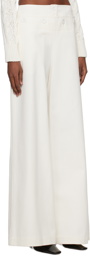 Max Mara White Lampara Trousers