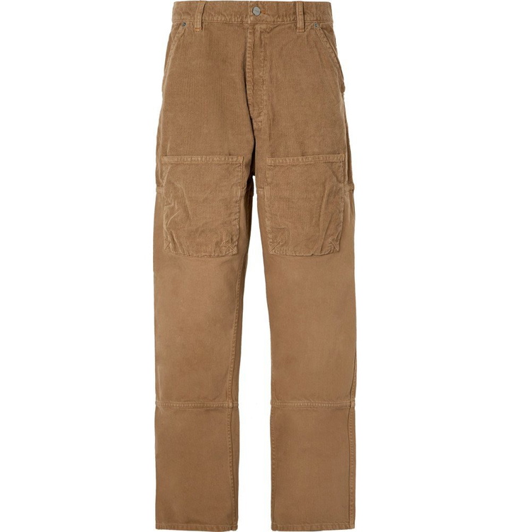 Photo: Jacquemus - Wide-Leg Cotton-Corduroy Cargo Trousers - Beige