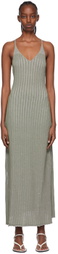 Aeron Green Centure Maxi Dress