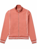 MANAAKI - Kai Striped Cotton-Blend Twill Track Jacket - Pink