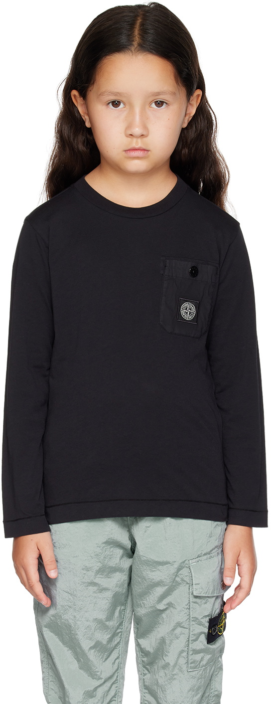 Stone island junior sales long sleeve t shirt