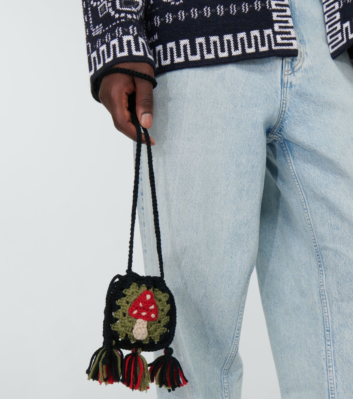 Alanui - Northern Vibes wool AirPods pouch