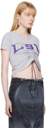 Conner Ives Gray Cinch T-Shirt