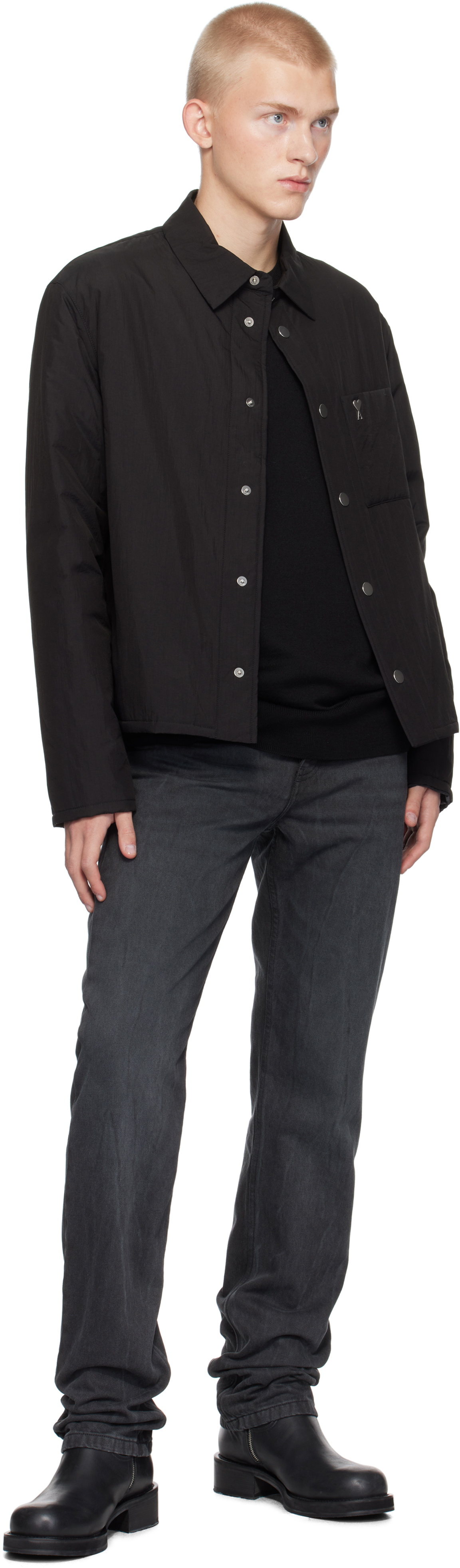 Knitted AMI de Coeur Overshirt