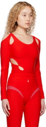 Marshall Columbia Red Side Slash Long Sleeve T-Shirt