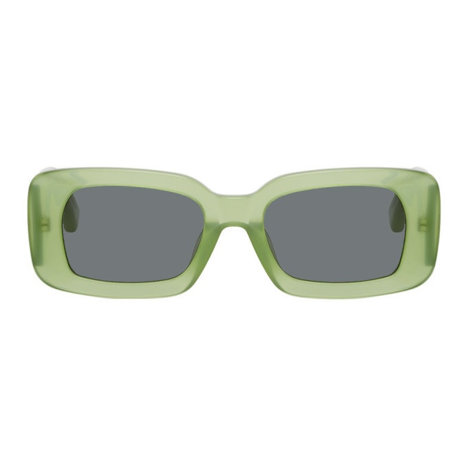 Photo: Dries Van Noten Green Linda Farrow Edition 137 C4 Sunglasses