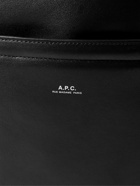 A.P.C. - Logo-Print Recycled-Faux Leather Backpack