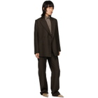 Eftychia Brown Different Sides Blazer