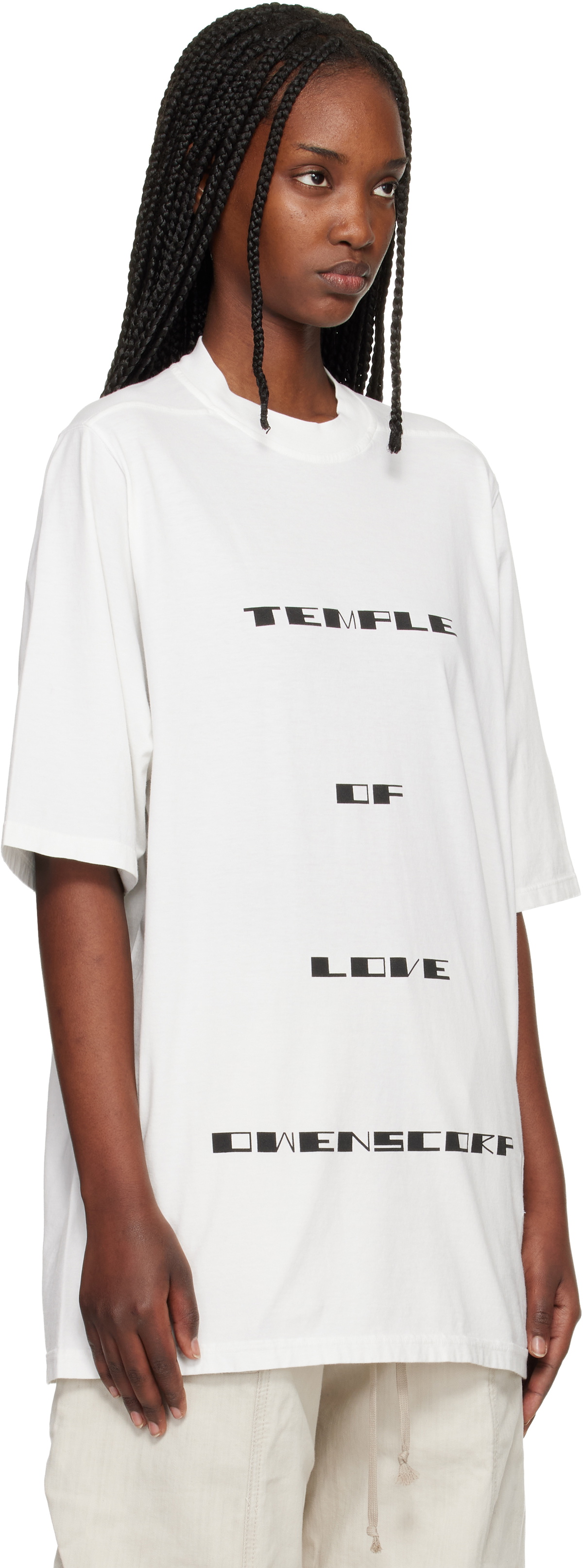 Rick Owens DRKSHDW Off-White Temple Jumbo S/S T-shirt