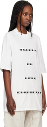 Rick Owens DRKSHDW Off-White Temple Jumbo S/S T-shirt