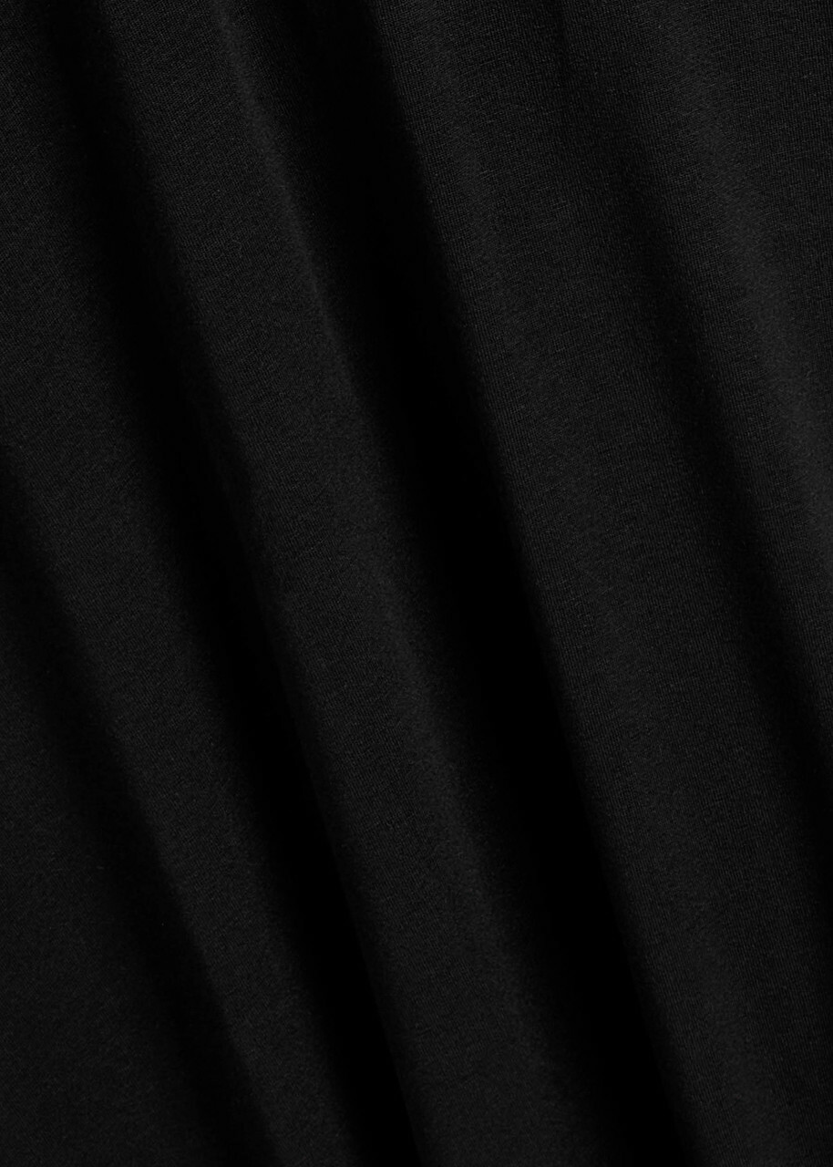 Eileen Fisher Jersey Midi Dress Black