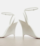 Christian Louboutin Miss Z patent leather wedge sandals