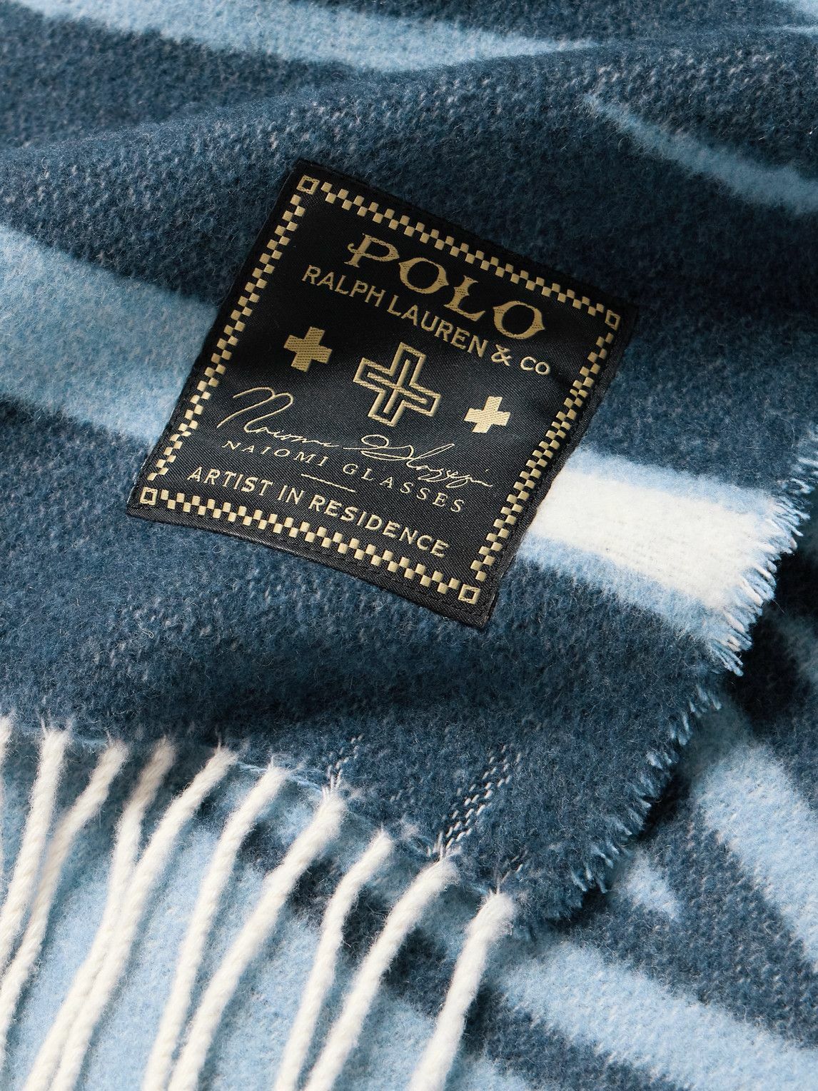 Polo Ralph Lauren - Naiomi Glasses Fringed Jacquard Wearing