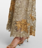 Oscar de la Renta Guipure lace cocktail dress
