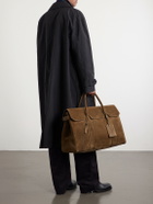 Officine Creative - Bostonian 001 Suede Weekend Bag