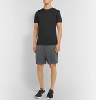 Under Armour - UA Rush Mesh-Panelled Cellient Stretch Tech-Jersey T-Shirt - Black