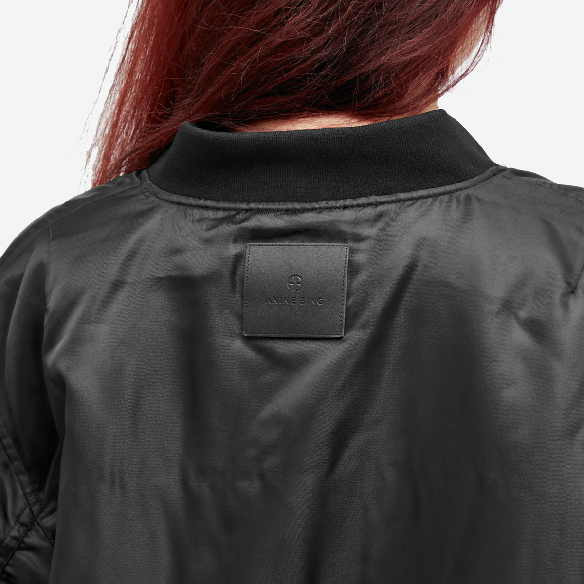 【関税込み】ANINE BING ブラック Leon ボンバージャケット ANINE BING Leon Zipped Bomber Jacket | Black | FARFETCH