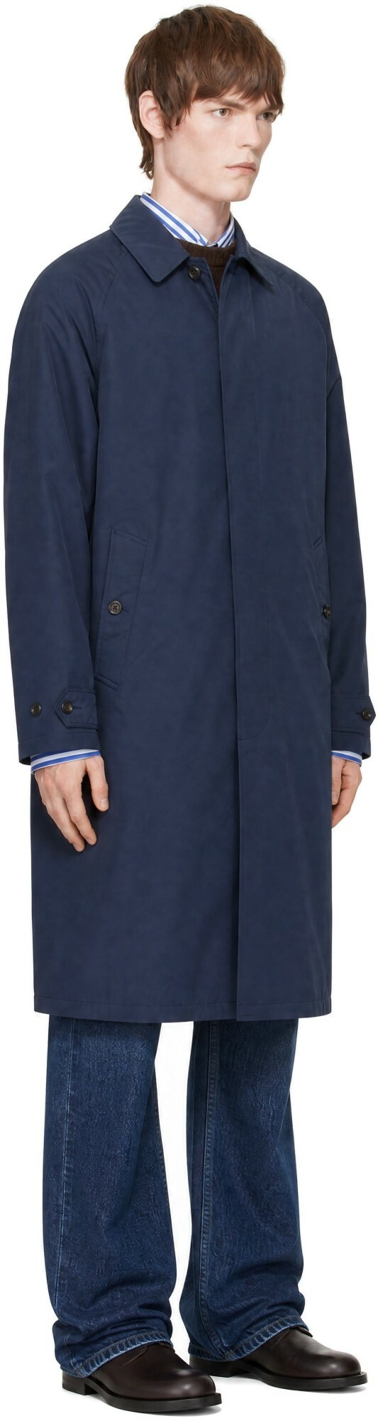 Polo Ralph Lauren Navy Twill Coat