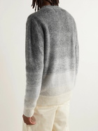 NN07 - Walther Degradé Brushed Knitted Sweater - Gray