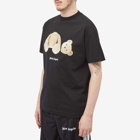 Palm Angels Men's Kill The Bear T-Shirt in Black/Brown