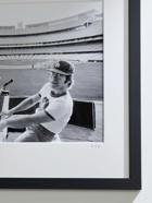 Sonic Editions - Framed 1975 Elton John Rehearses at Dodger Stadium Print, 16&quot; x 20&quot;