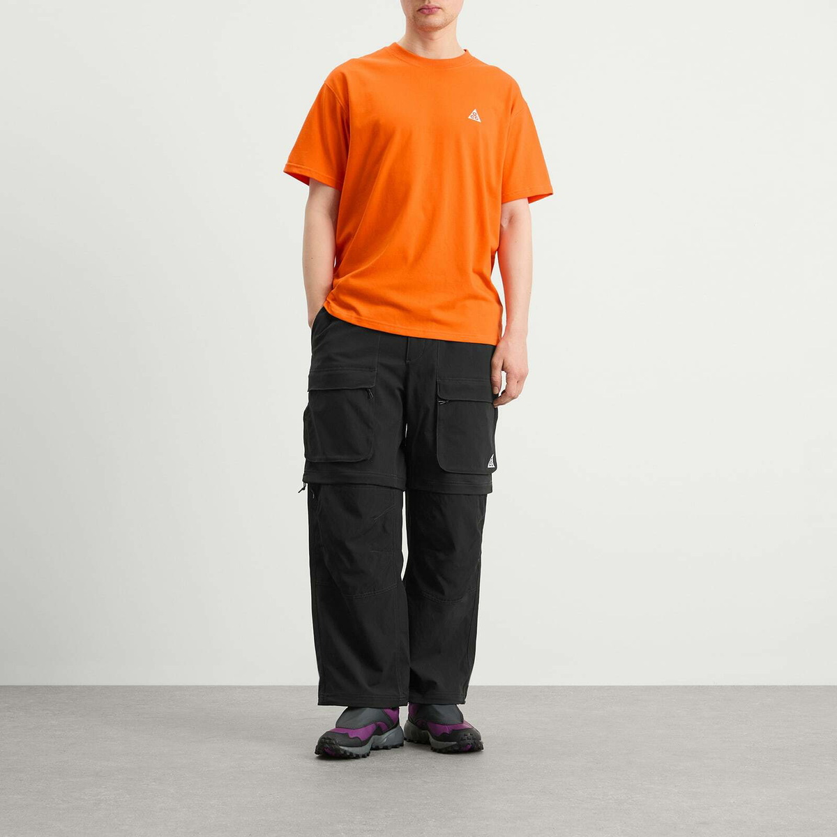 Nike Men's ACG Chest Logo T-Shirt in Safety Orange