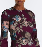 Erdem Floral cady midi dress