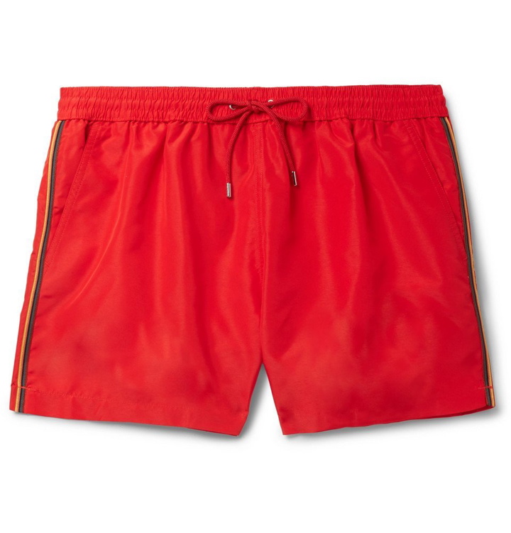 Photo: Paul Smith - Mid-Length Swim Shorts - Red