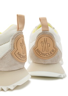Moncler Pacey Panelled Suede Sneakers Cream