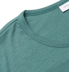 Onia - Chad Linen-Blend T-Shirt - Men - Green