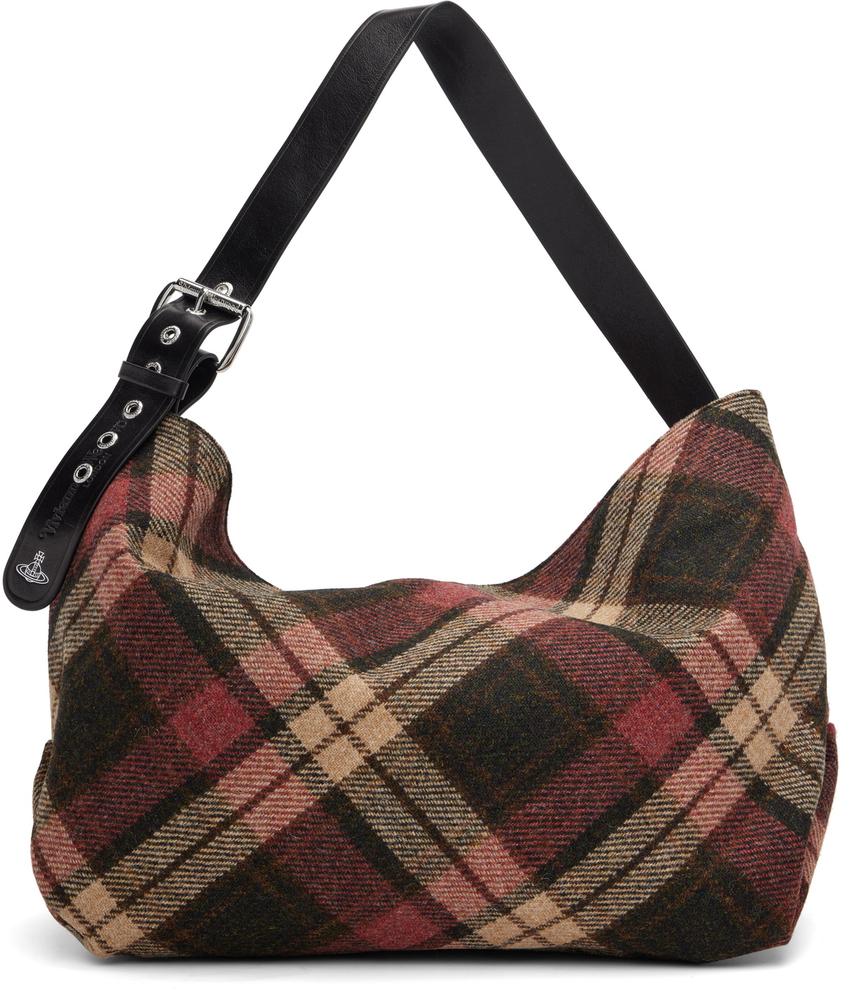 Vivienne Westwood Red & Beige Maxime Large Bag Vivienne Westwood