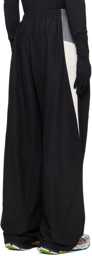 Balenciaga Black Embroidered Sweatpants