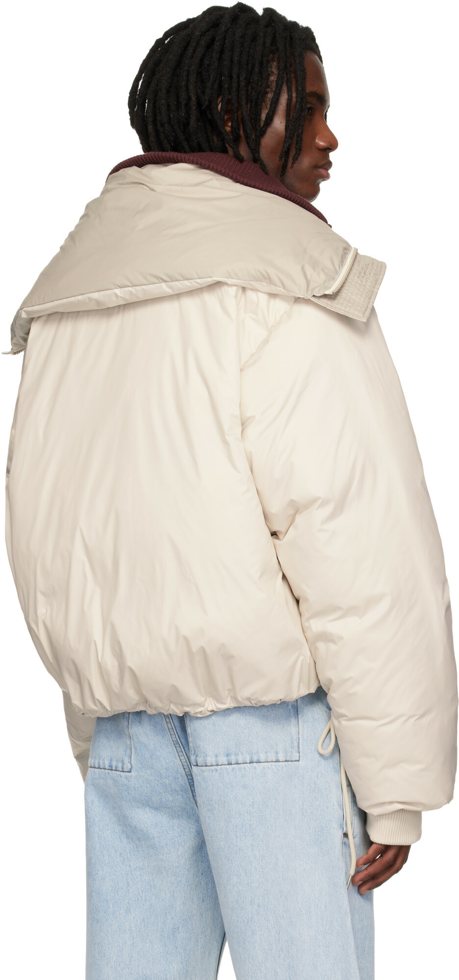 Entire Studios Off-White Kelly Down Jacket