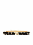 Yvonne Léon 9K Yellow Gold Alliance Enamel Diamond Ring