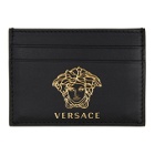Versace Black and Gold Medusa Card Holder