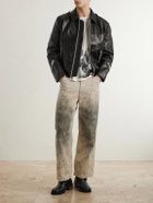 Enfants Riches Déprimés - Afterlife Leather Jacket - Black