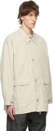 Essentials Beige Cotton Jacket