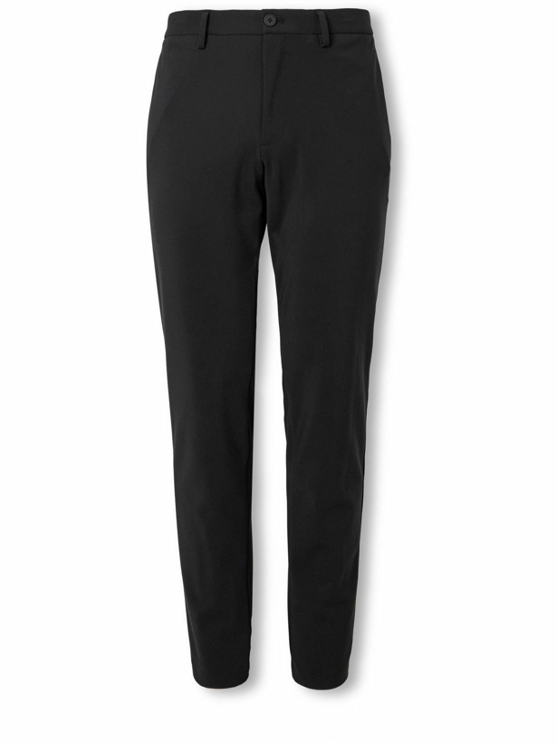 Photo: Theory - Zaine Slim-Fit Straight-Leg Precision Ponte Suit Trousers - Black