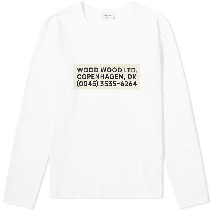 Photo: Wood Wood Long Sleeve Anakin Logo Tee