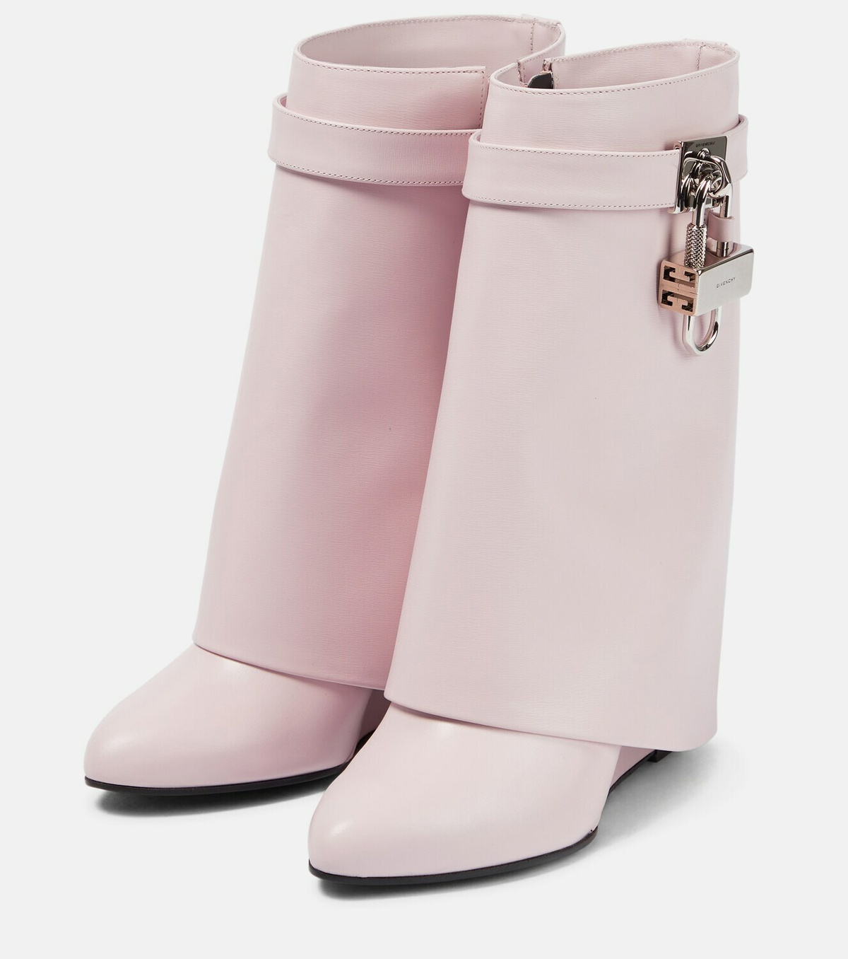 givenchy lock shark boots