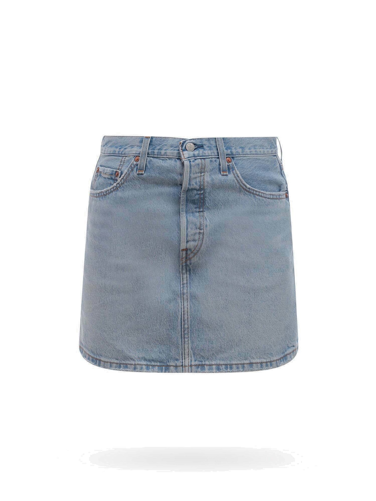 Levi's Skirt Blue Womens Levi's Red