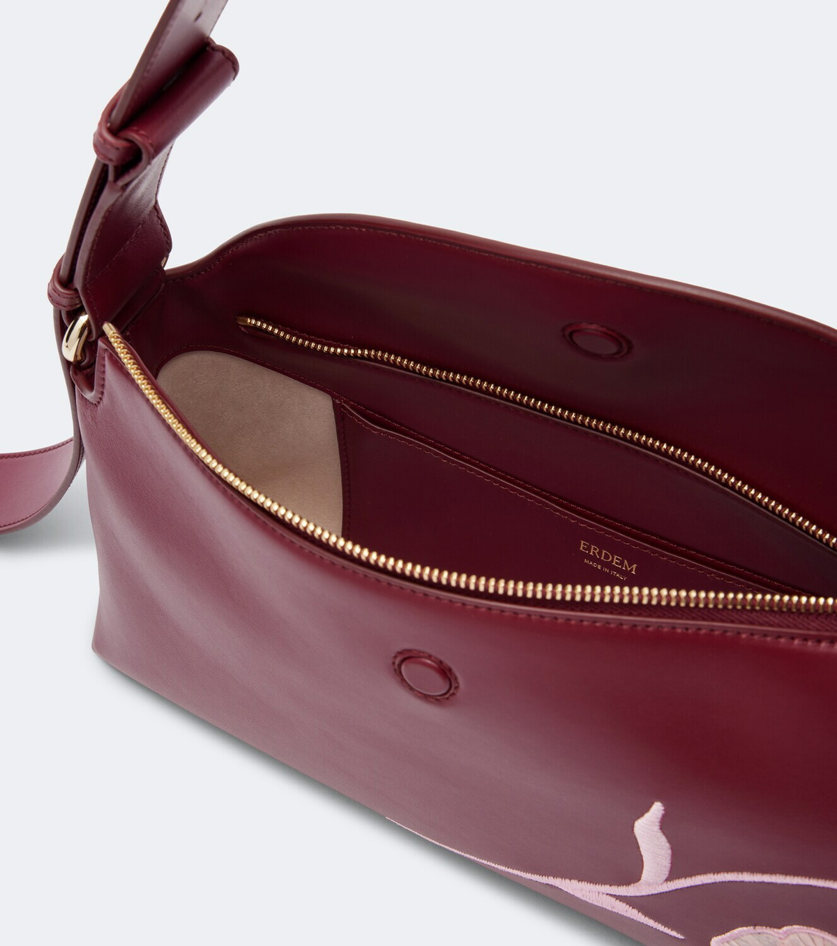 Erdem Bloom East West Medium leather shoulder bag