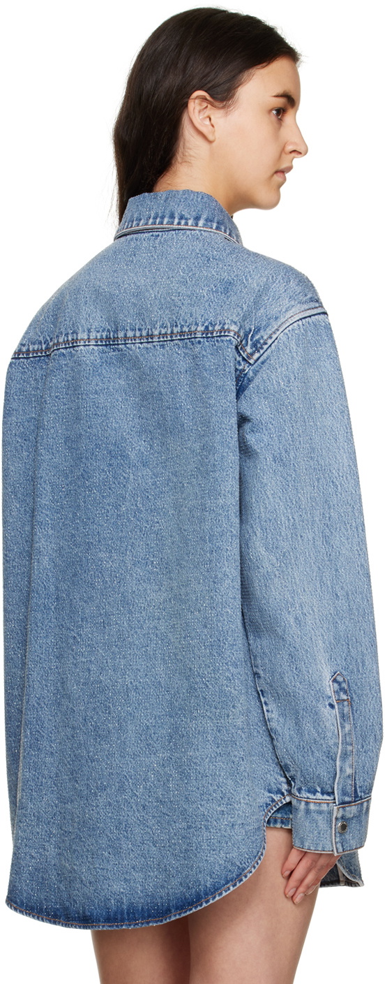 Alexander Wang Indigo Oversized Denim Shirt Alexander Wang