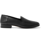 THE ROW - Full-Grain Leather Loafers - Black