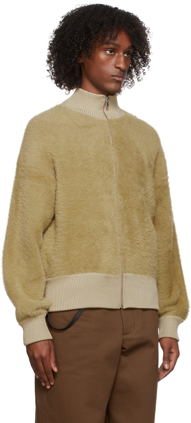 Jacquemus Beige Le Blouson Neve Bomber Jacket Jacquemus