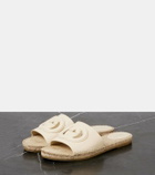 Gucci Gucci Cut leather espadrilles slides